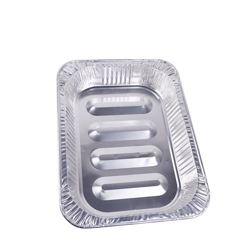 Fast Food Disposable Aluminium Foil Trays with Lids