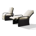 Vườn có thể điều chỉnh ngoài trời Lounger Sun Bed