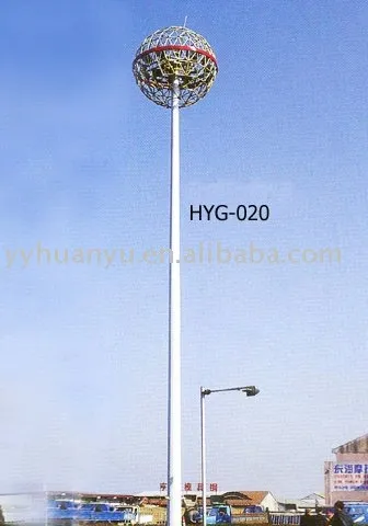solar high lighting pole