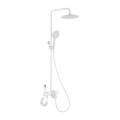 Chrome Button Control Shower Fixtures