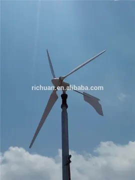 hawt horizontal axis 3kw wind turbine ce approved