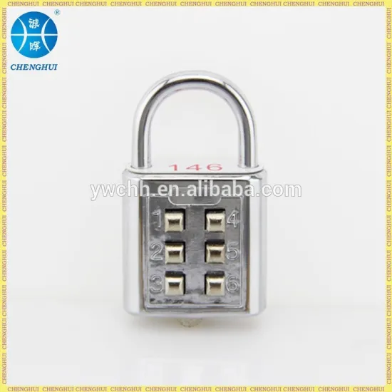 Mini password push padlocks