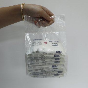 Portable 7 Count Wet Toilet Wipes