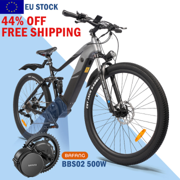 Free Shipping Bafang 500w Full Suspension MTB E-Bike