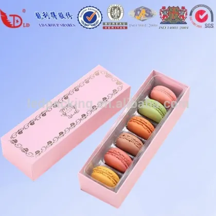 Customized clear macaron box ,macaron trinket box,