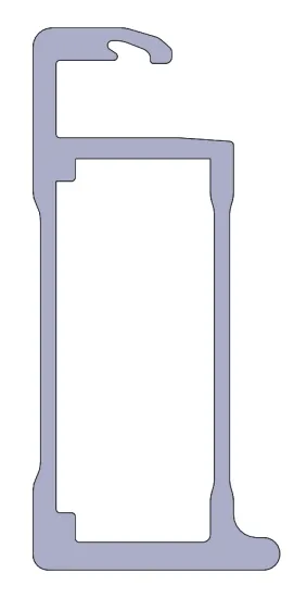 Aluminum PV solar module frame-2058