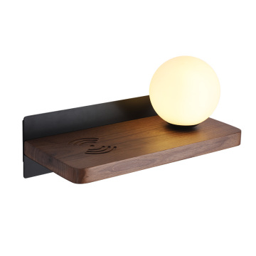Modern Wireless Charging Wall Lamp for Bedroom