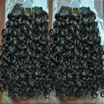12A Grade Virgin Cuticle Aligned Super Double Drawn Vietnamese Hair Pixie Curls - 100% Human Hair Bundles