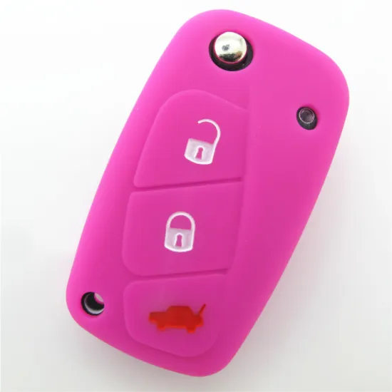 Silicon 3 buttons key pad replacement for Fiat