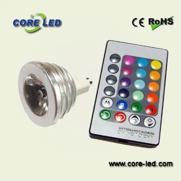 RGB Spotlight MR16 aquarium led lighting battery led lights