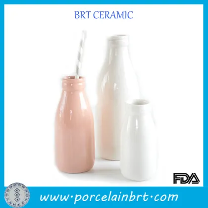 Easy life charming ceramic water drinks bottle