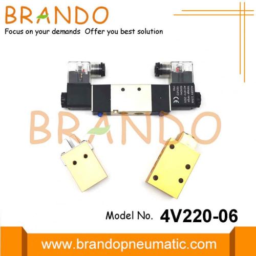 4v220-06 g1/8 &#39;&#39; Valvola di solenoid in pneumatico