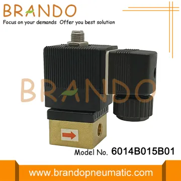 Burkert Type 6014 Direct 3/2-Way Brass Solenoid Valve 1/8''