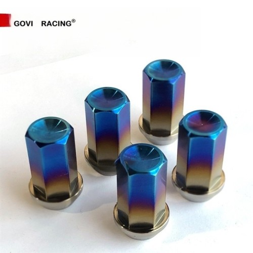 Beenden Sie die Open Titanium Wheel Lug Nuss