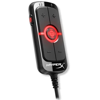 Hyper X Amp USB Sound Card with 7.1 Virtual Surround Sound and Remote Control