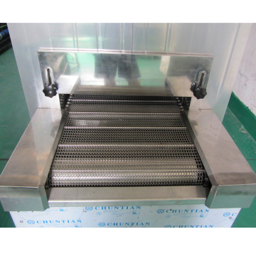 horizontal tunnel freezer IQF blast belt type freezer