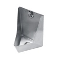 Wall hung urinal with flush valve