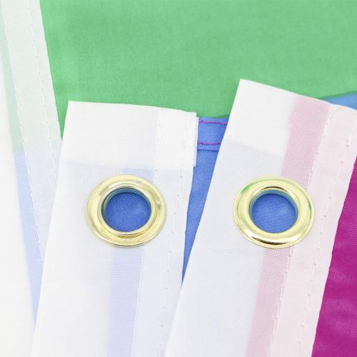 Ukuran Custom Polyester Flag Grosir Gay Pride Banner