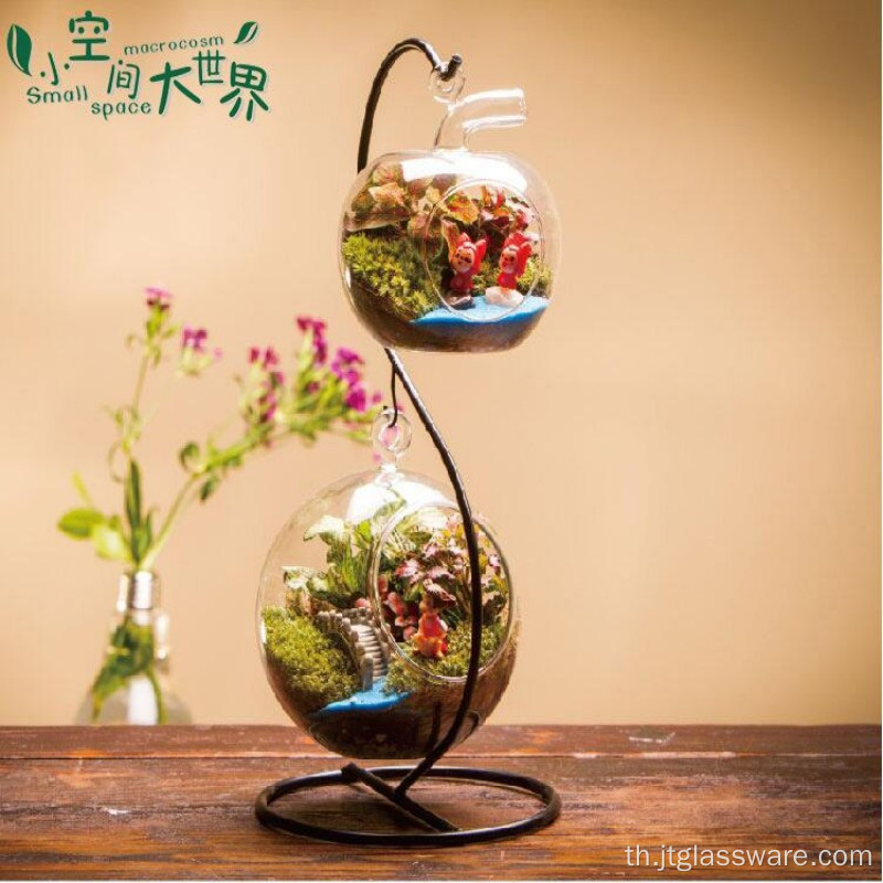 งานฝีมือ Art Glass Terrarium