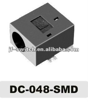 3.9mm dc power jack connector,4 pin dc socket,black