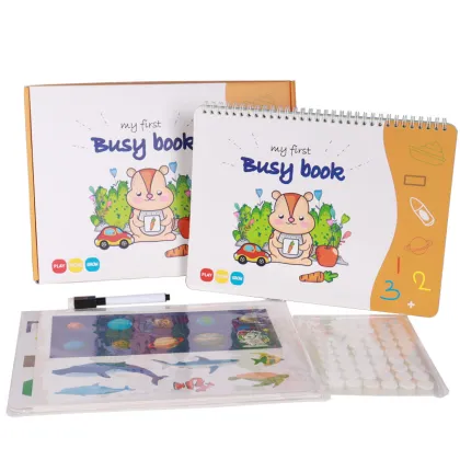 Personalised My First Busy Book Montessori for Preschoolers