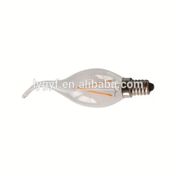 china candle led bulb filament 2w