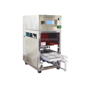High Quality Automatic Cup Sealing Machines for Yogurt Plastic Cups - KIS-580-4 Manufacturers
