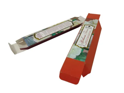 flat pack customized soft paper card folding box