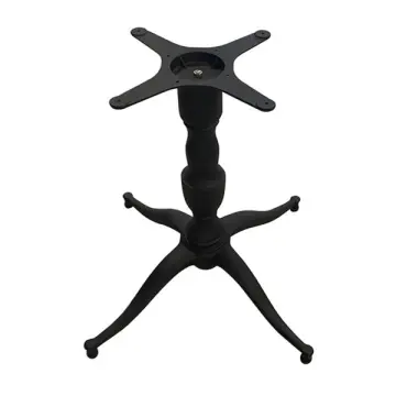 Decorative Cast Iron Vase Table Base Sturdy Support for Home Commercial Tables