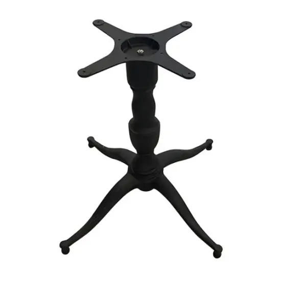Decorative Cast Iron Vase Table Base Sturdy Support for Home Commercial Tables