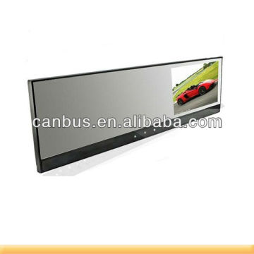 VGA HD 1280x72 2.0 120degree viewing angle AVI Car car rearview mirror car dvr; monitor with wireless camera