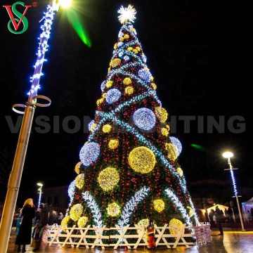 2025 New Design Giant Outdoor Led Christmas Tree Decoration Lights for Park & Plaza