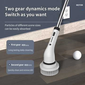 Electric Spin Scrubber Cleaning Brush Heads for Floors, Bathtubs, Windows, and Bathrooms