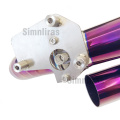 Titanium Purple Fit Porsche 992 Carreras 3.0L Turbo 20-24 Pro-1 Center X-Pipe Auspuff