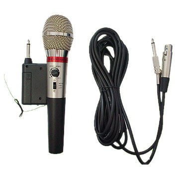 Hot Sell, Wireless Microphone with Echo and Receiver Operating Instructions