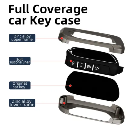 Magicar Car Alarm System Key Cover Case for Models 909 903 908 700 906 907 M500 905 - Dominant Zinc Alloy Remote Start Compatible
