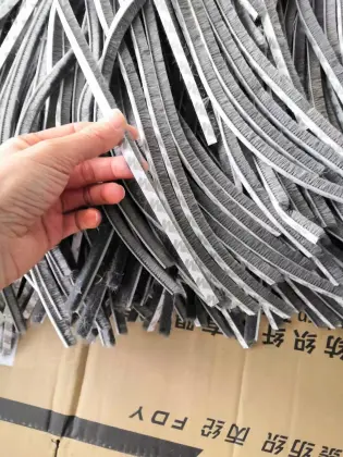 Foshan Factory Door Weather Strip Adhesive Sliding Door Window Sealing Brush Strip With Fin Water Proof