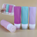 Sistema de viaje del dispensador de la botella del silicón del apretón de la torsión 90ml