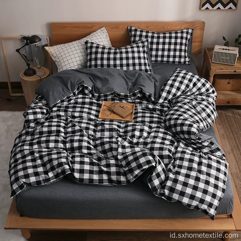 100% polyester set tempat tidur percetakan