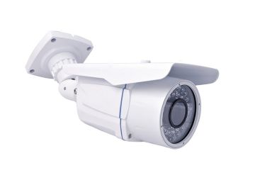 Intergrated 4-12 Mm Lens 5.0 Megapixel Ip Camera , Realtime Transmission
