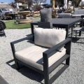 Popular Design Loveseats With Cushions Outdoor Furniture Lounge Set Patio Sofa And Chair Garden Alum Conversation Set
