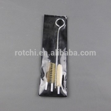 SS rod with ring handle pistol kit , cleaning brush , gun cleaning kit