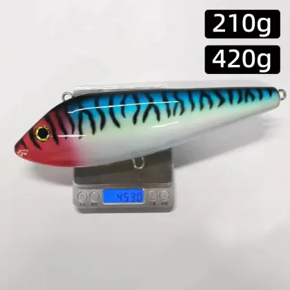 OEM 8'' 10'' ABS Hard Plastic Trolling Lure for Bluefin Tuna