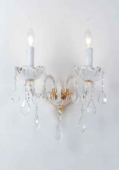 Modern Indoor Elegant Design Bedroom crystal wall light