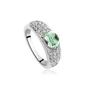 Good design austrian crystal ring diamond wedding rings for women