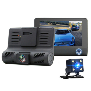 High Quality Triple Lens Dash Cam with Full HD 1080p and 170 Degree View
