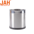 JAH Decorative Metal Small Trash Can Wastepaper Basket