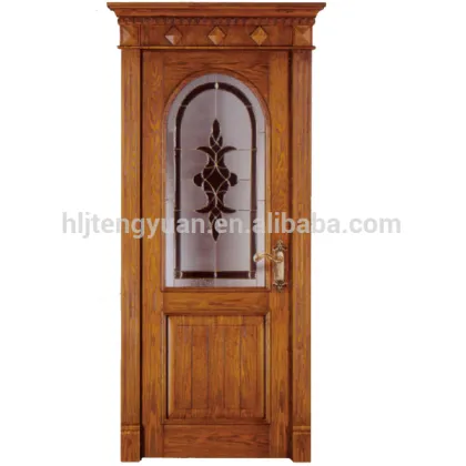 Mongolia Hot Sale Good Quality Wood Entry Building Doors