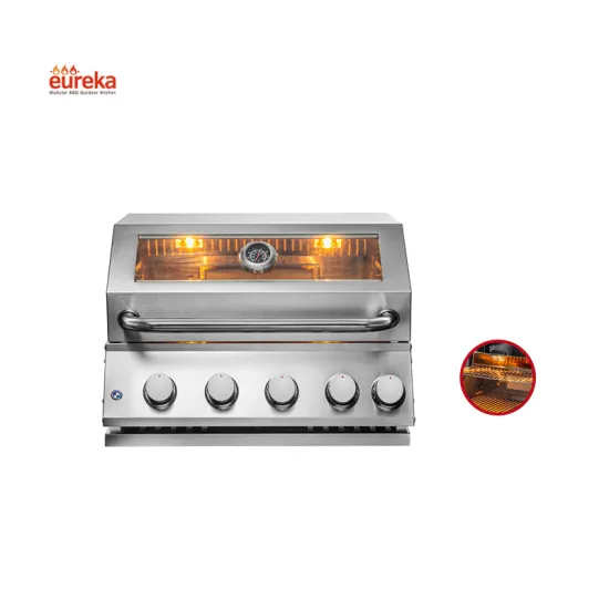 Stainless Steel 4 Burners Bbq Smoker Commercial Wholesale Barbecue Gas Grills