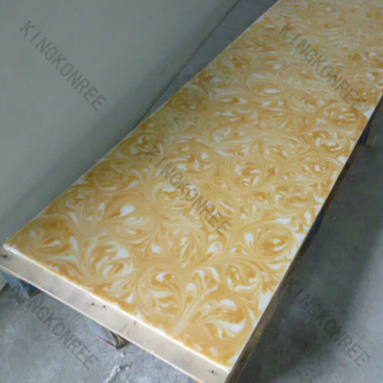 Aluminum Hydroxide, Pigment Artificial Stone Translucent Resin Panel For Wall, Decoration